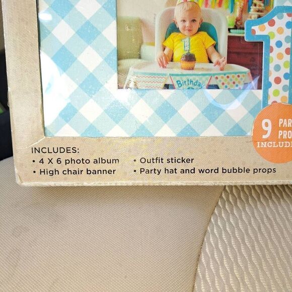 Baby Boy 1st Birthday Kit Hallmark Decorations Props - Picture 3 of 4